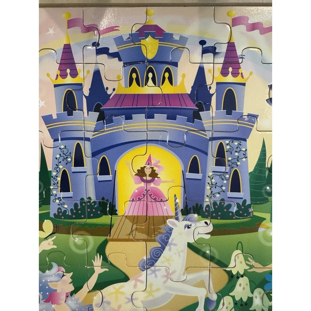 Melissa & Doug Fairy Fantasy Wooden Jigsaw Puzzle With Storage Tray (48 pcs)